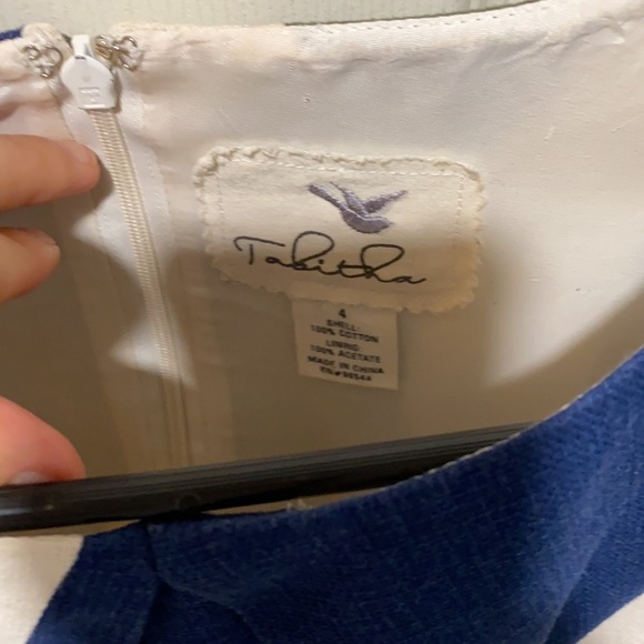 Tabitha by Anthropologie Women’s Mod Circle Shift Sheath Dress EUC Size 4 - Picture 3 of 4